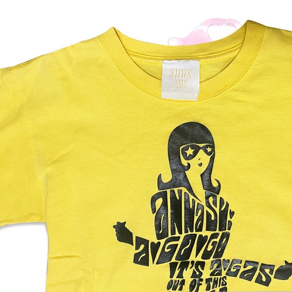 Anna Sui A Go Go Baby Tee - Picture 3 of 4